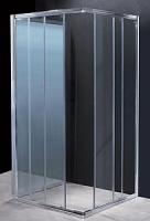 Box doccia in cristallo trasparente 70x70